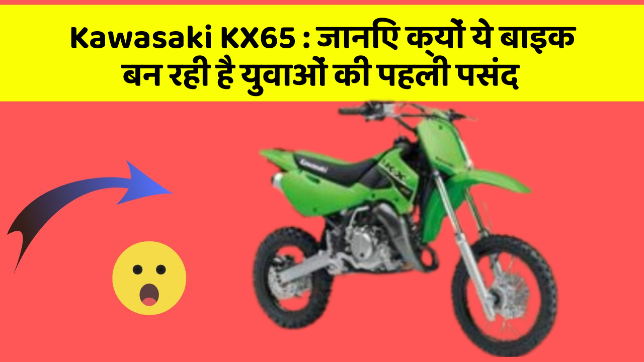 Kawasaki KX65: जानिए क्यों ये बाइक बन रही है युवाओं की पहली पसंद